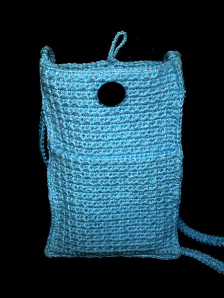 Handytasche gehäkelt offen