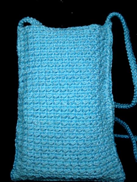 Handytasche gehäkelt hinten