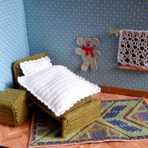Häkelschlafstube Eigenkreation