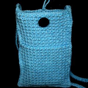 Handytasche gehäkelt offen